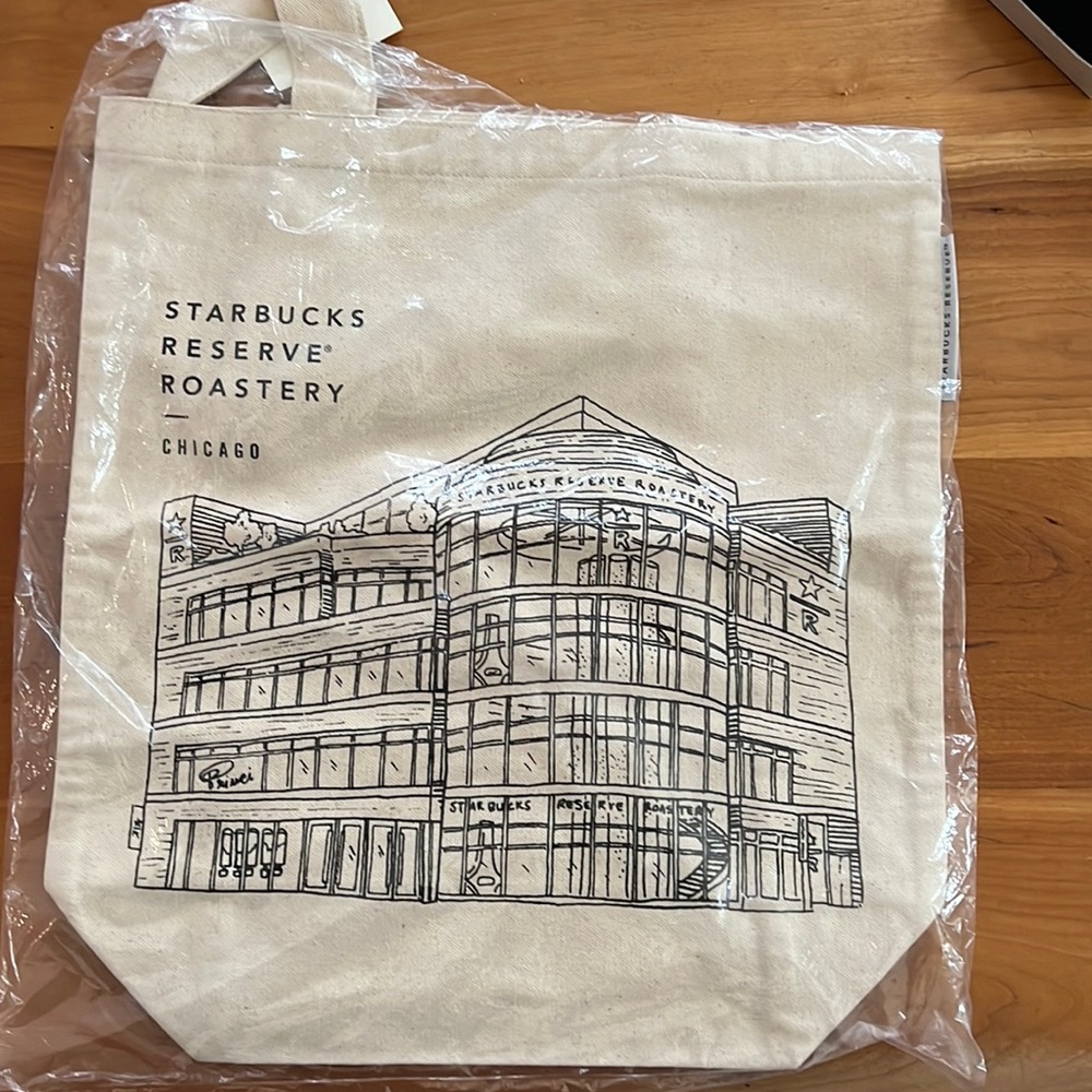 New Starbucks Canvas Tote, Chicago Reserve Roastery